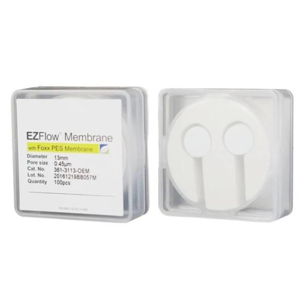 Bellco EZFlow Membrane Disc Filter, PES, 0.45µm, 13mm, Non-Sterile, 100/PK 4528-00503