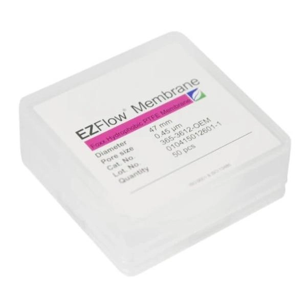 Bellco EZFlow  Membrane Disc Filter, 0.45µm Hydrophobic PTFE, 47mm, 50/PK 4528-00517