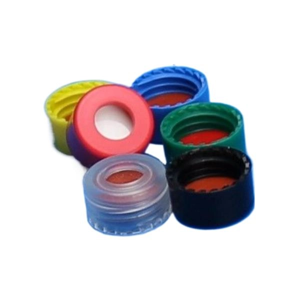 Bellco 9mm R.A.M. Smooth Cap, Yellow, PTFE/Butyl Rubber Lined (Qty 1000) 2070-07626