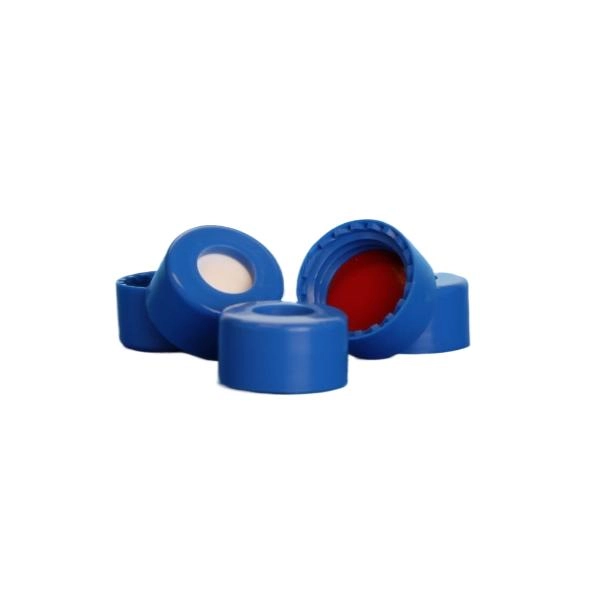 Bellco 9mm R.A.M. Smooth Cap, Royal Blue, PTFE/Silicone Lined (Qty 1000) 2070-07658