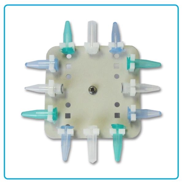 Benchmark Scientific Magic Clamp Tube Rack, 12 x 1.5/2.0ml Tubes, Horizontal H1000-MR-T15H