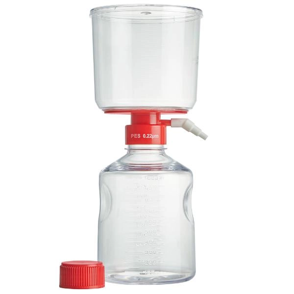Globe Scientific Vacuum Filter System, 1000mL PES Membrane 0.22μm Porosity Cs/12 VF-BT-PES-1000-22