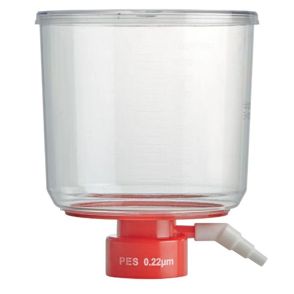 Globe Scientific Bottle Top Filter, 1000mL, PES Membrane, 0.22μm Porosity Cs/24 VF-BT-PES-1000-22