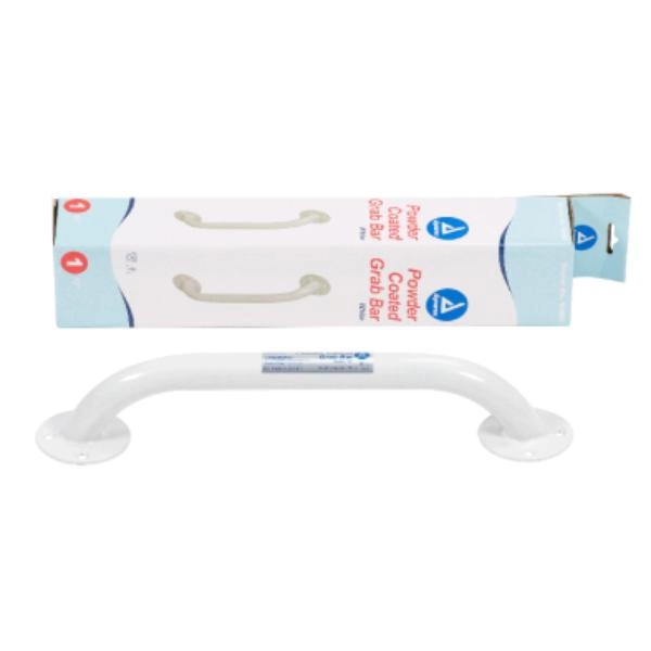 Dynarex Powder Coated Grab Bar, 16", White, 1Pc/Bx 10306