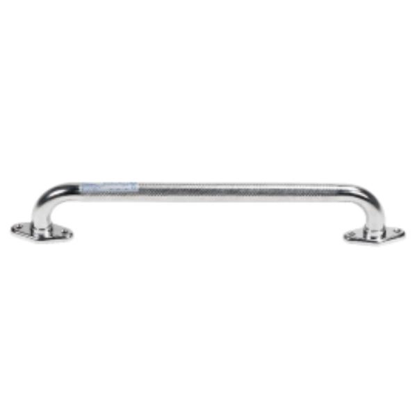 Dynarex Rotating Flange Knurled Grab Bar, 18", Silver, 1Pc/Bx 10313