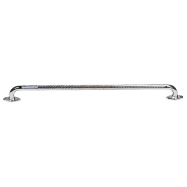 Dynarex Rotating Flange Knurled Grab Bar, 24", Silver, 1Pc/Bx 10314