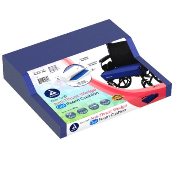 Dynarex Anti Thrust Wedge Cushion Gel, 20" x 16" x 4" x 2", 1Pc/Bx 10691