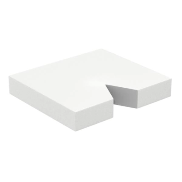 Dynarex Ever-Soft Coccyx Foam Cushion, 20" x 16" x 3", 1Pc/Bx,4Bx/Cs 10656-4