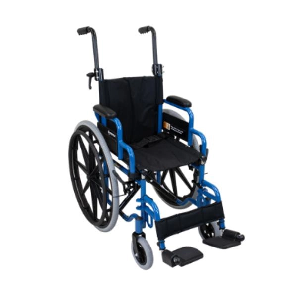 Dynarex DynaRide Pediatric 14" Wheelchair w/ Foot Rest, 1pc/cs, 1pc/cs 15009-14DFR