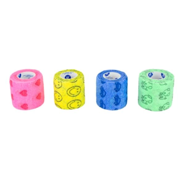 Dynarex Sensi Wrap, Self-Adherent - Latex Free, 2" X 5 yds Kids pack, 36/Cs 3327