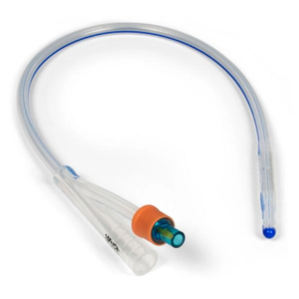 Dynarex Silicone Foley Catheters 2-way Standard, 18 Fr, 30 cc, 10/bx 5085