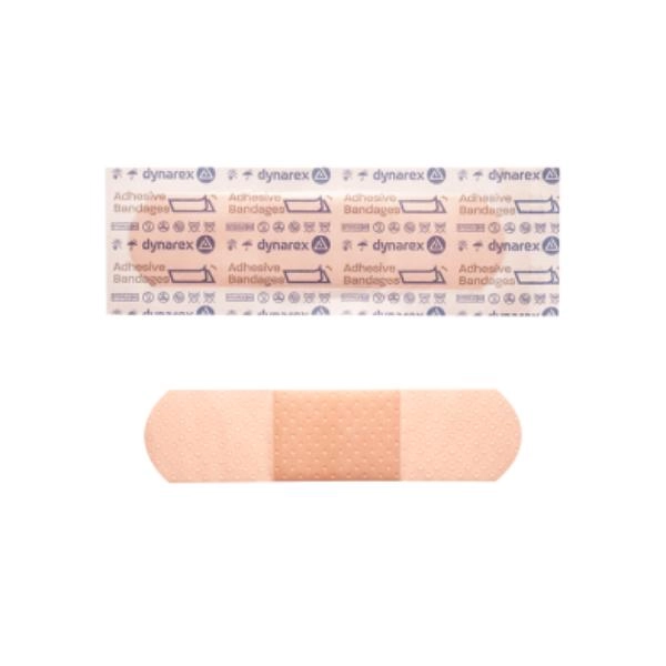 Dynarex Sheer Plastic Adhesive Bandages - Sterile, 3/4" x 3", 5000/cs 3601BULK