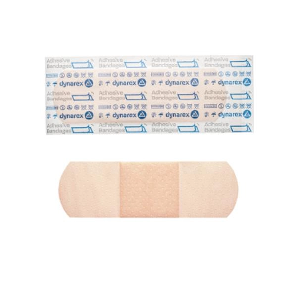 Dynarex Sheer Plastic Adhesive Bandages - Sterile, 1" x 3", 5000/cs 3602BULK