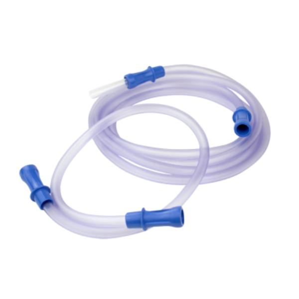 Dynarex Suction Connection Tubing w/ Male Connecting, Non-Conductive, 3/16" x 6' 50/cs 32100