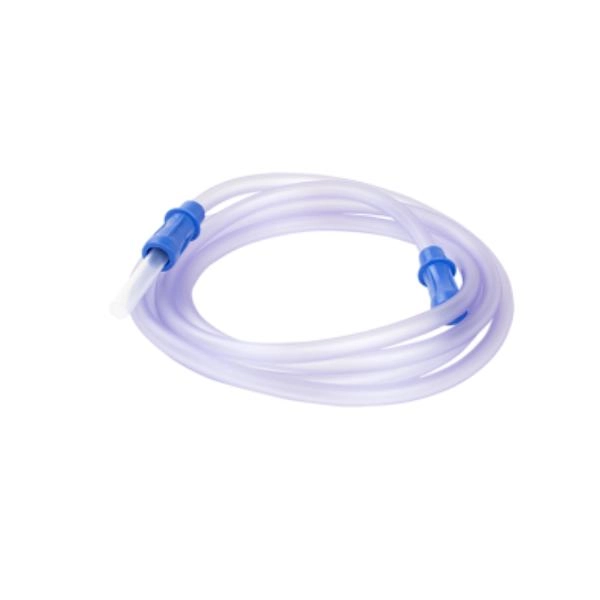 Dynarex Suction Connecting Tubing w/ Male Connector, Non-Conductive, 3/16" x 6' Tube, 50/cs 32101