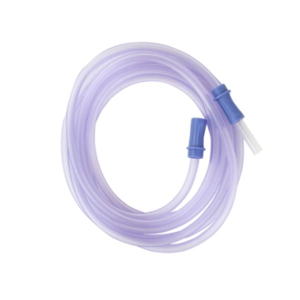 Dynarex Suction Connecting Tubing w/ Male Connector, Non-Conductive,, 3/16" x 10' Tube, 50/cs 32105