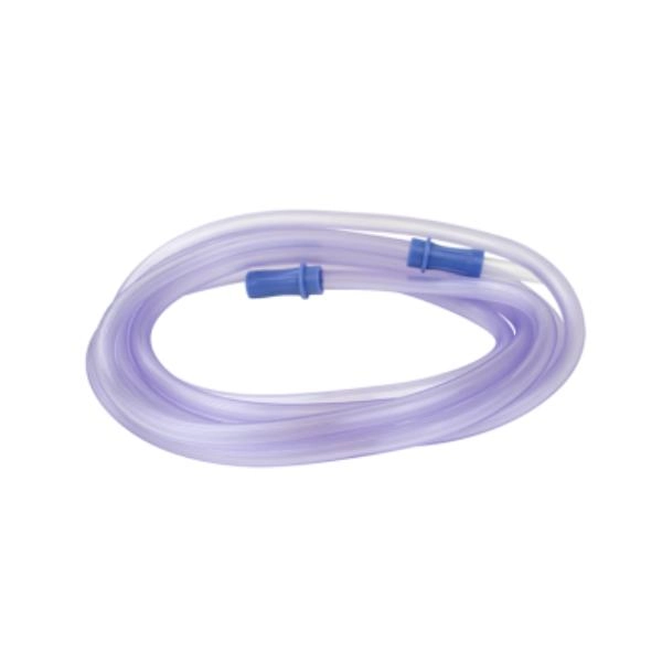 Dynarex Suction Connecting Tubing w/ Male Connector, Non-Conductive,, 1/4" x 10' Tube, 50/cs 32109