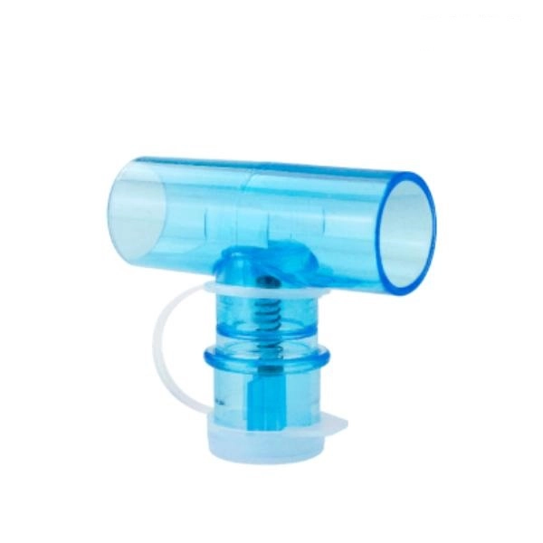 Dynarex Spring Loaded T-Adaptor (22 mm ID x 22 mm OD), 30/cs 34501