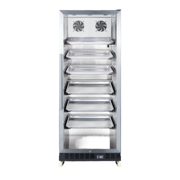 Accucold 24" Wide Mini Reach-In Beverage Center with Dolly SCR1156RI