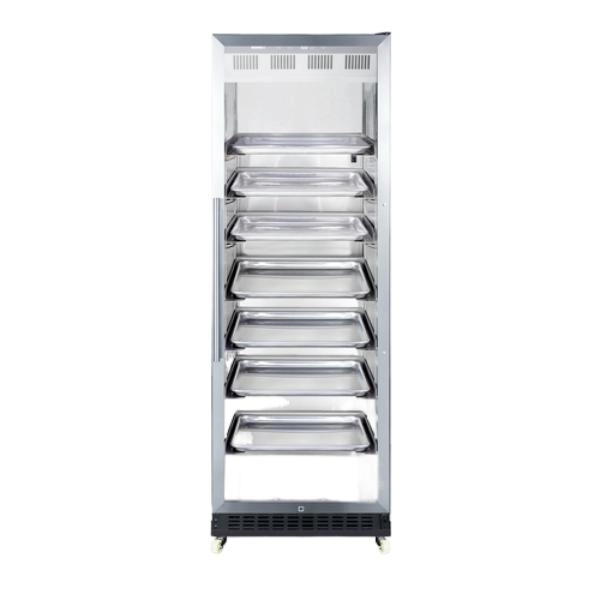 Accucold 24" Wide Mini Reach-In Beverage Center with Dolly SCR1401RICSS