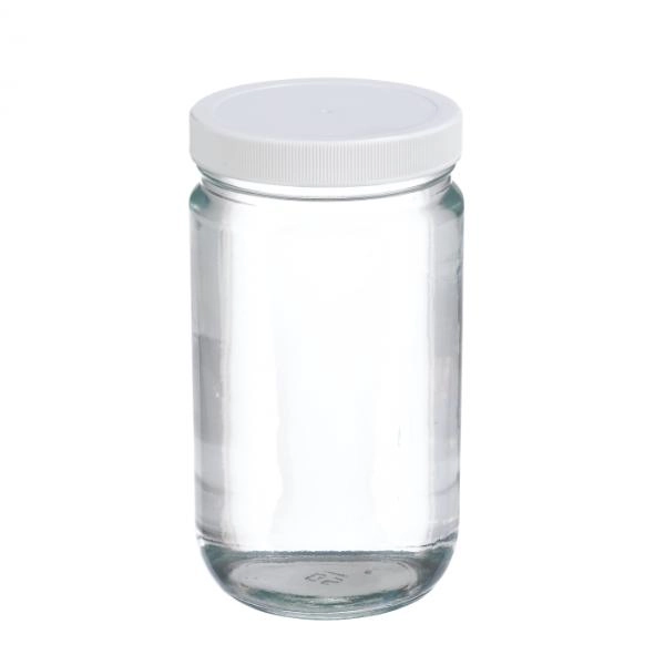 DWK Life Sciences 1000 mL Wheaton Clear Straight Sided Jar, Cs/12 W216907