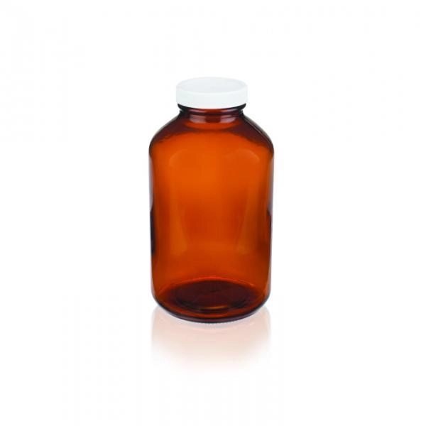 DWK Life Sciences 1000 mL Wheaton Wide Mouth Type III Amber Packer Cs/12 W216944