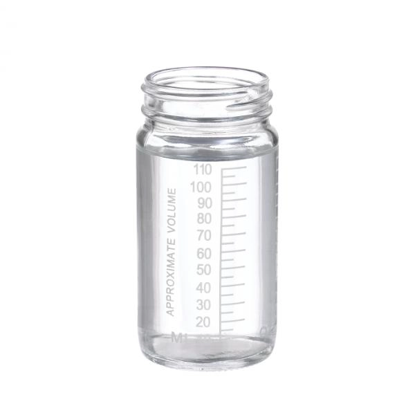 DWK Life Sciences 4oz Wheaton Valumetric Graduated Bottle, No Cap, Cs/144 W216991