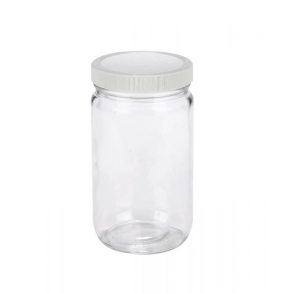 DWK Life Sciences 1000mL Wheaton Clear Straight Sided Jar Cs/12 W216912