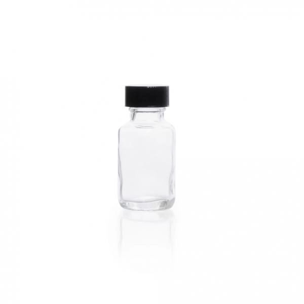 DWK Life Sciences 15 mL Kimble lear Glass French Square Bottles Cs/48 5611220V-21
