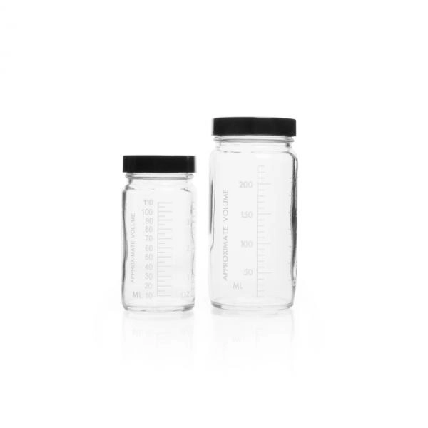 DWK Life Sciences 30 mL Kimble Clear Glass AC Medium Round Bottles, Cs/48 5810133V-21