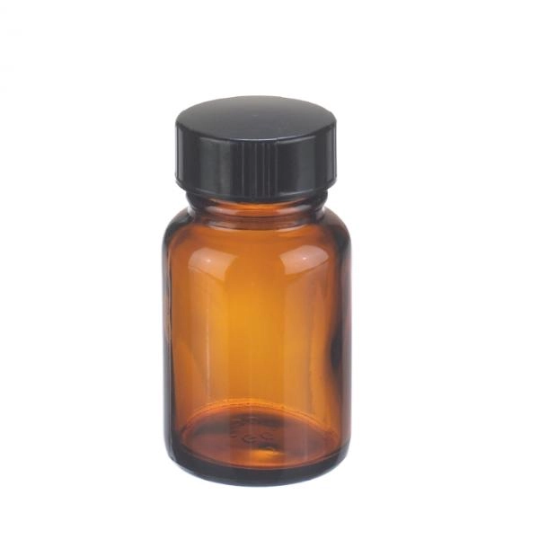 DWK Life Sciences 30 mL Wheaton Wide Mouth Type III Amber Packer, Cs/24 W216951