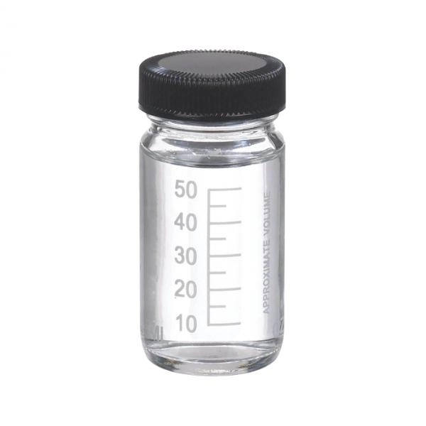 DWK Life Sciences 60 mL Wheaton Valumetric Graduated Bottle, PE Cone Cs/48 W216977