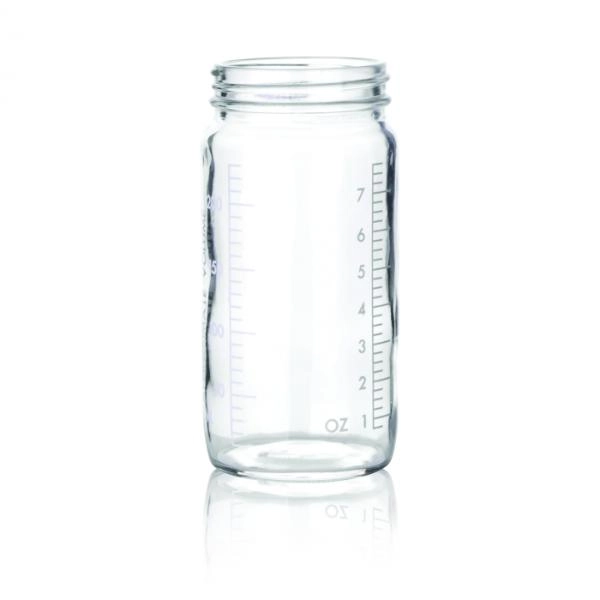 DWK Life Sciences 250 mL Kimble Clear Glass AC Medium Round Bottles, Cs/96 5810858B
