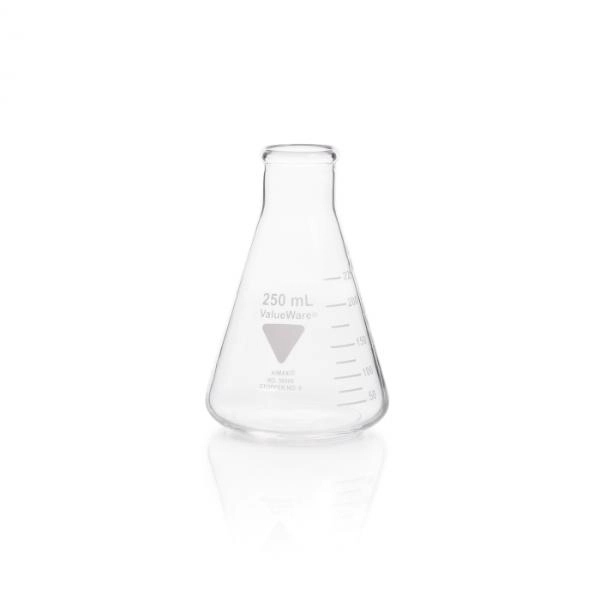 DWK Life Sciences 50 mL  Kimble ValueWare Erlenmeyer Flask, Narrow Mouth, Cs/48 56500-50