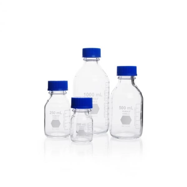 DWK Life Sciences 1000 mL Kimble GL45 Media Bottle Starter Pack, Cs/1 14395-01