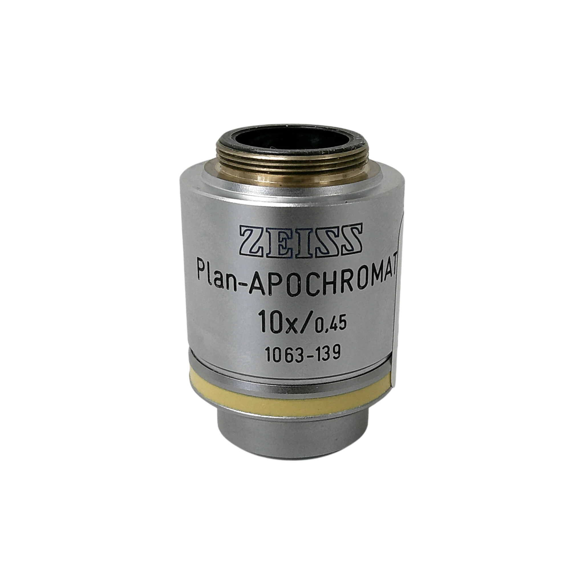 Zeiss Plan-Apochromat 10x/0.45 RMS Thread Size Microscope Objective