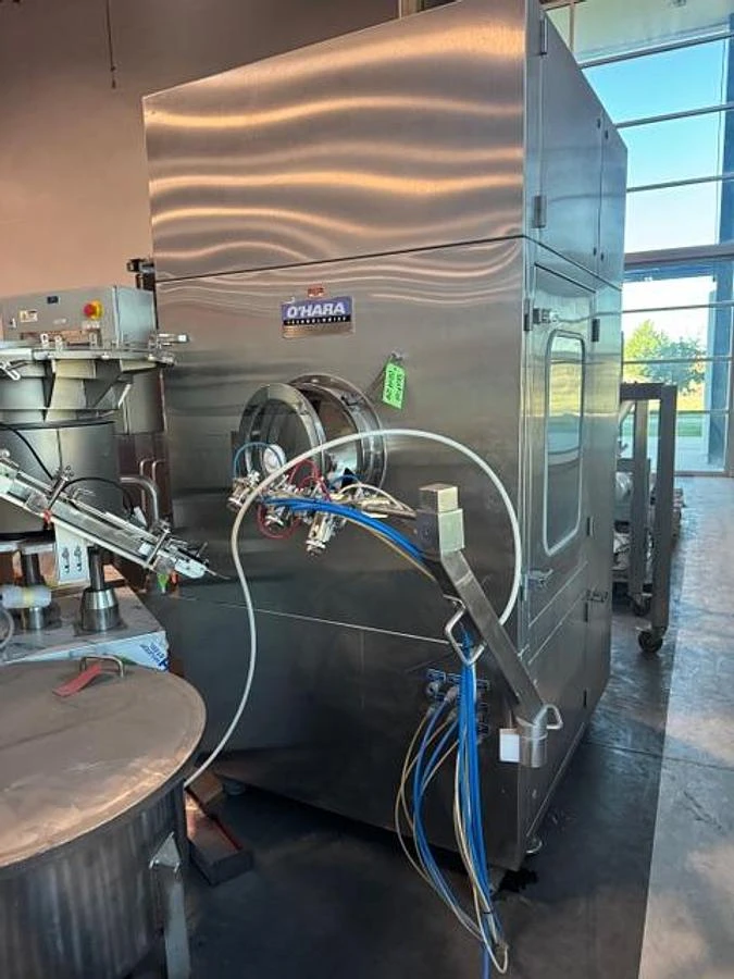 O'Hara Coating pan w/Spray Bar