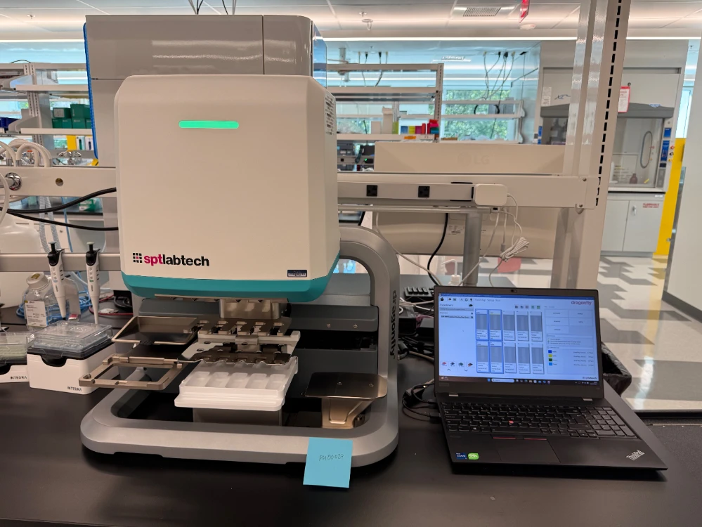 SPT Labtech Dragonfly Discovery liquid handling system | LabX.com