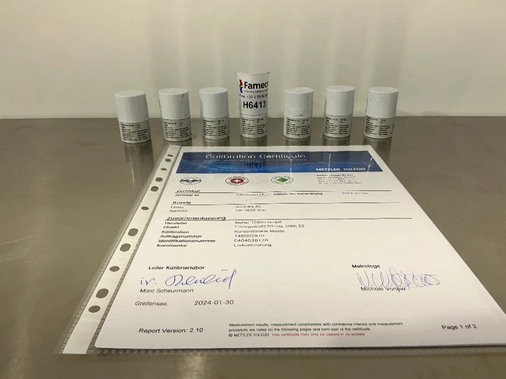 METTLER TOLEDO - Set of 7 mixed weights