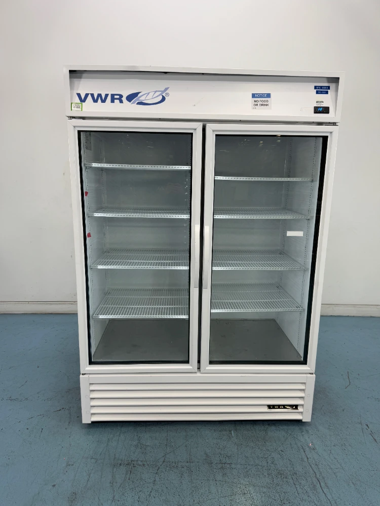 VWR Glass Double Door Refrigerator