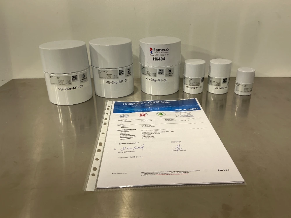 METTLER TOLEDO - Set of 6 mixed weights