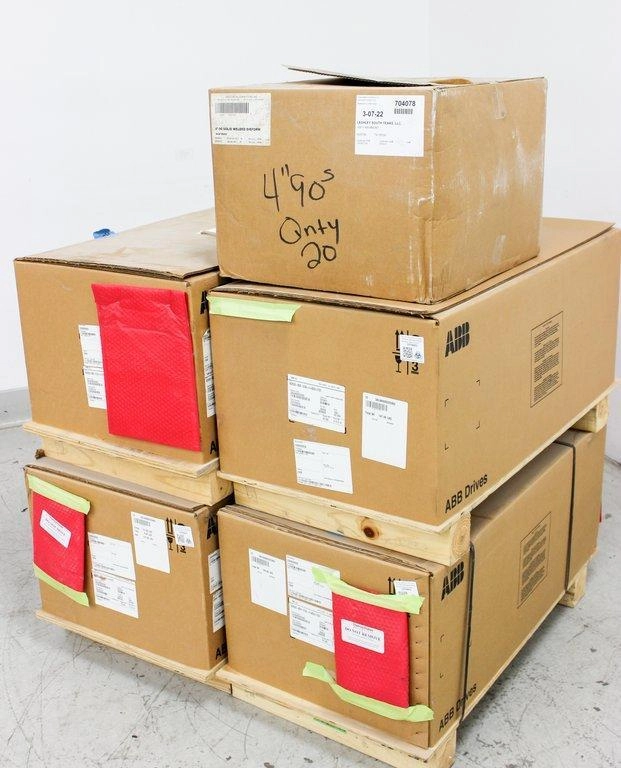 Sheet Metal Connectors 4 Inch 90 Degree Elbow Solid Welded SP Ends HVAC ...