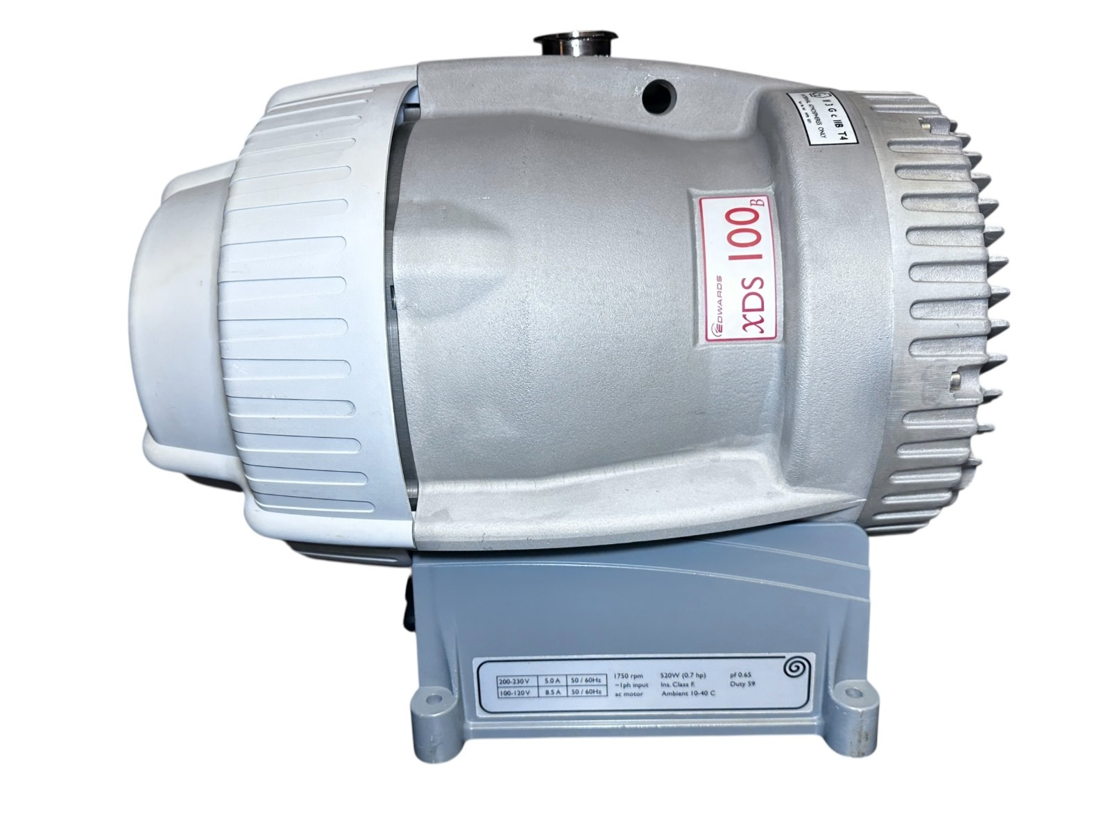 Edwards XDS100B Dry Scroll Vacuum Pump – Rebuilt, Tested, Excellent Condition