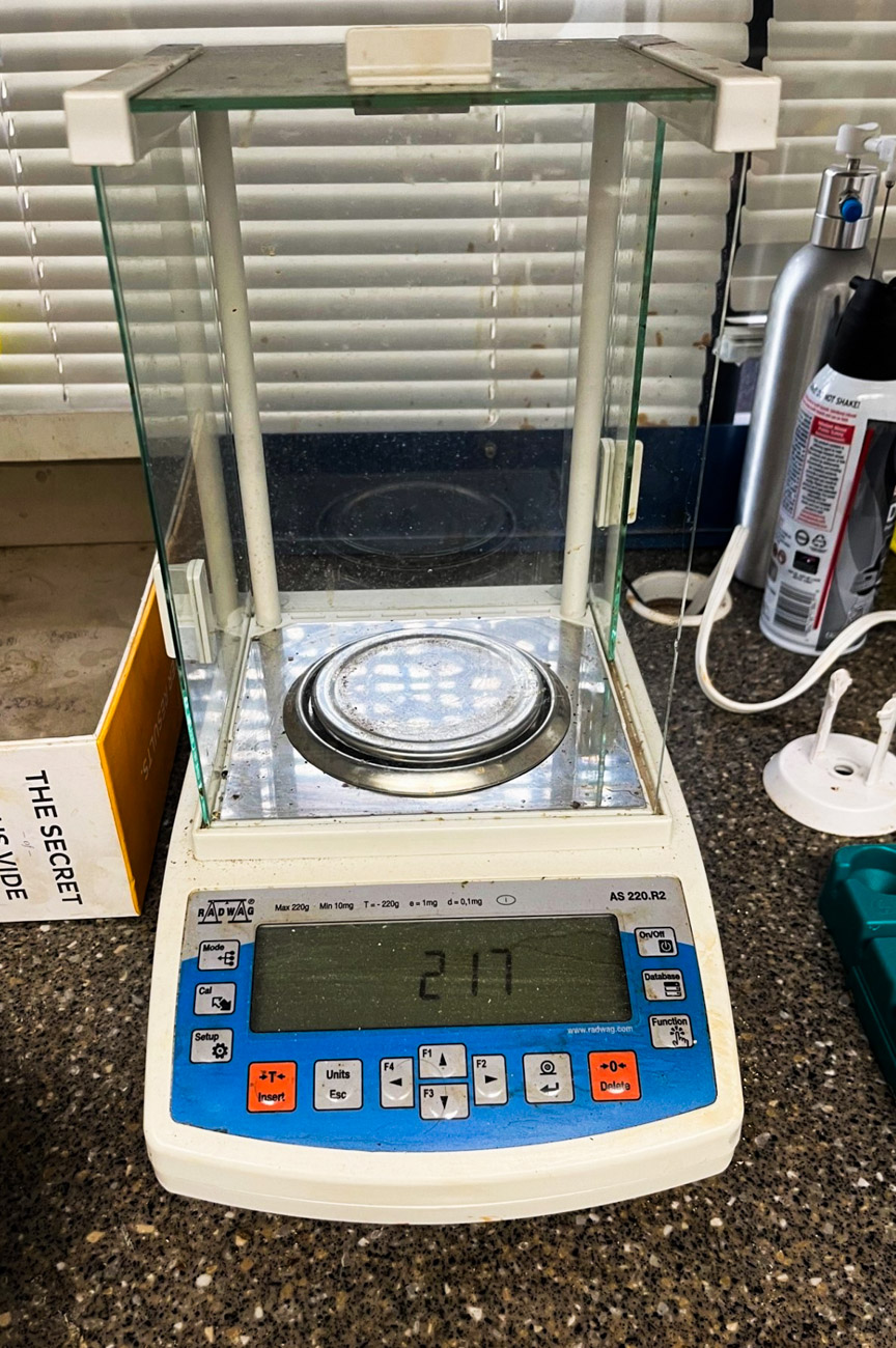 Radwag electronic analytical balance scale.  ( Asset # 8571 )