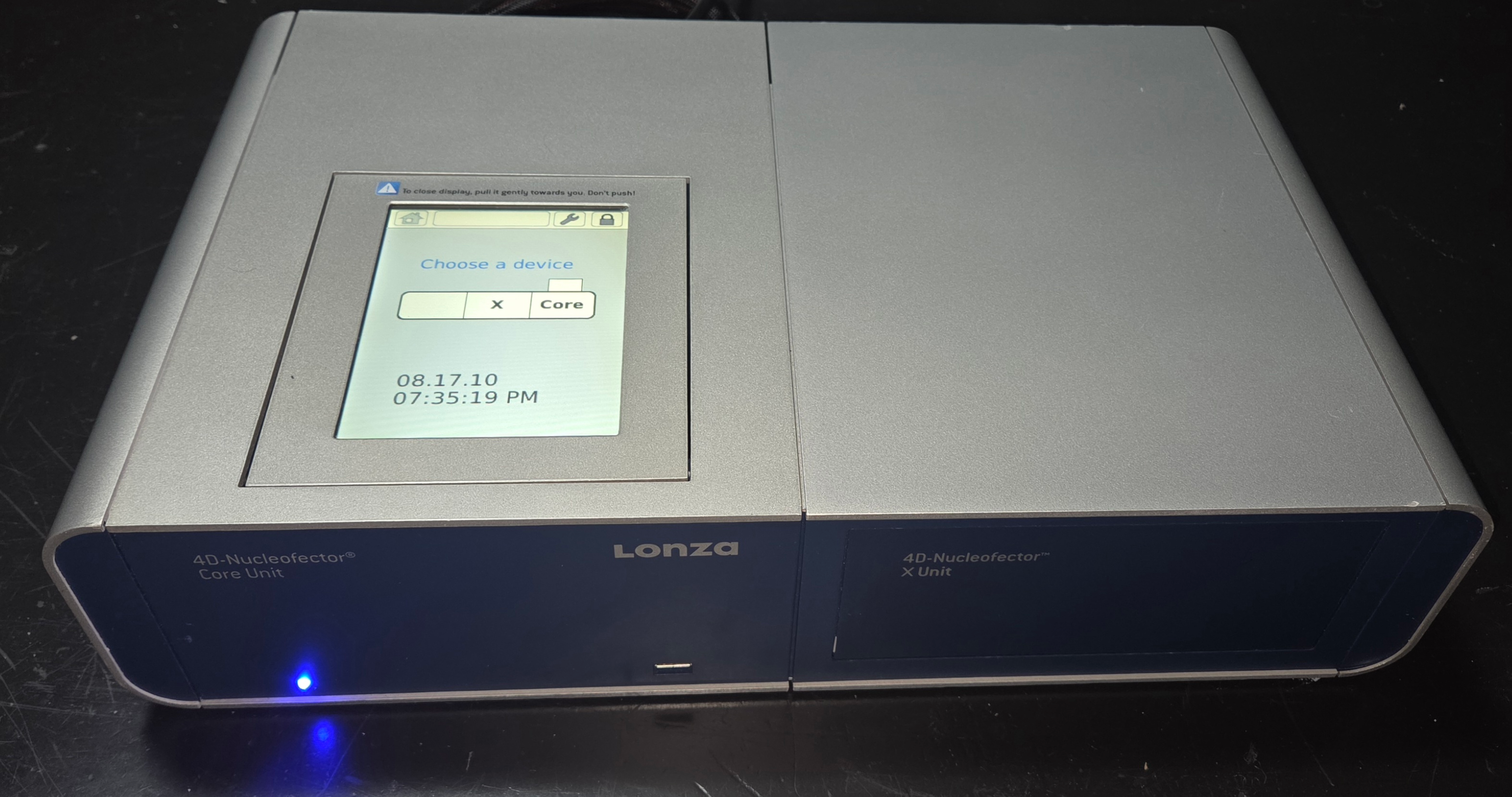 Lonza 4D Nucleofector Core Unit & X Unit VIDEO TESTED WORKING