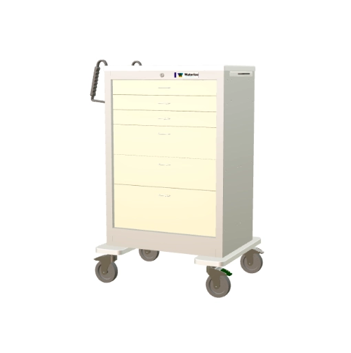 Waterloo 6-Drawer Steel Treatment Cart