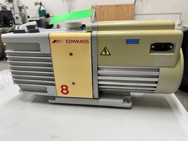 Edwards RV8 Rotary Vane Vacuum Pump: WORKS GREAT!