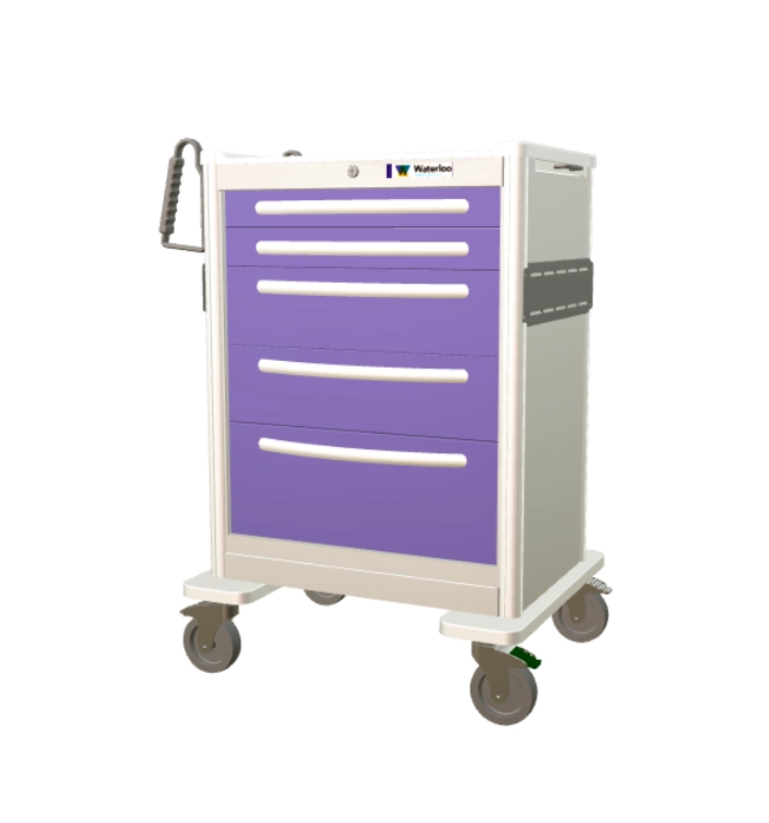 Waterloo 5-Drawer Aluminum Treatment Cart