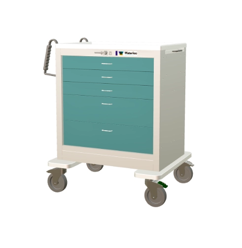 Waterloo 5-Drawer Steel Treatment Cart