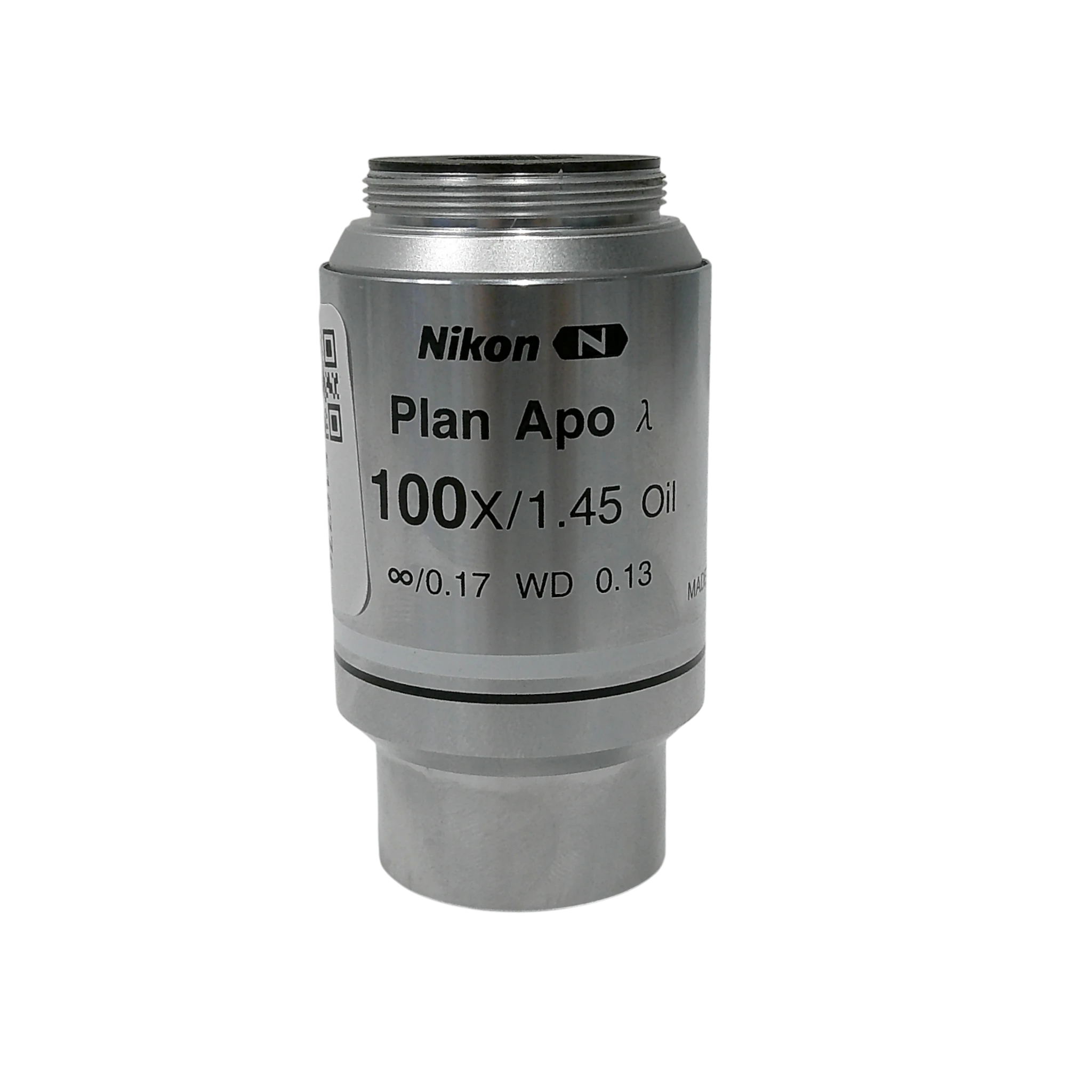 Nikon  Plan Apo Lambda DIC N2 100x/1.45 Oil M25 Thread Size Microscope Objective